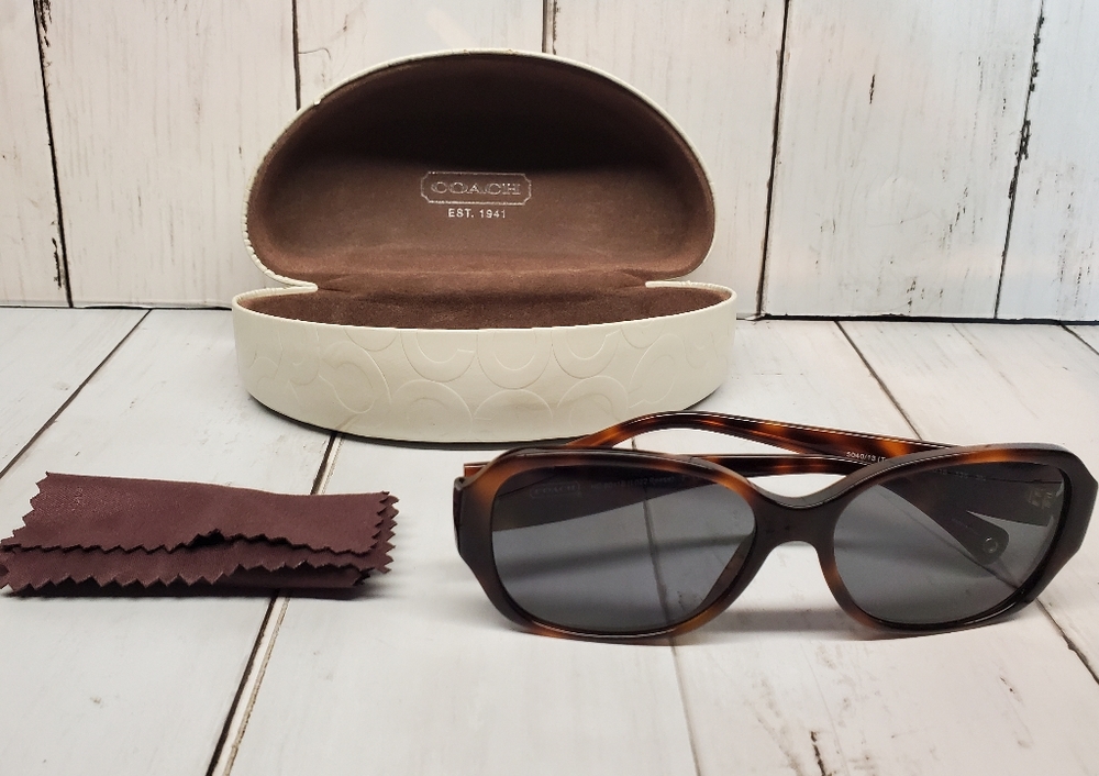 Coach HC8011B Daisy Rhinestone Tortoise Prescription Sunglasses Frame